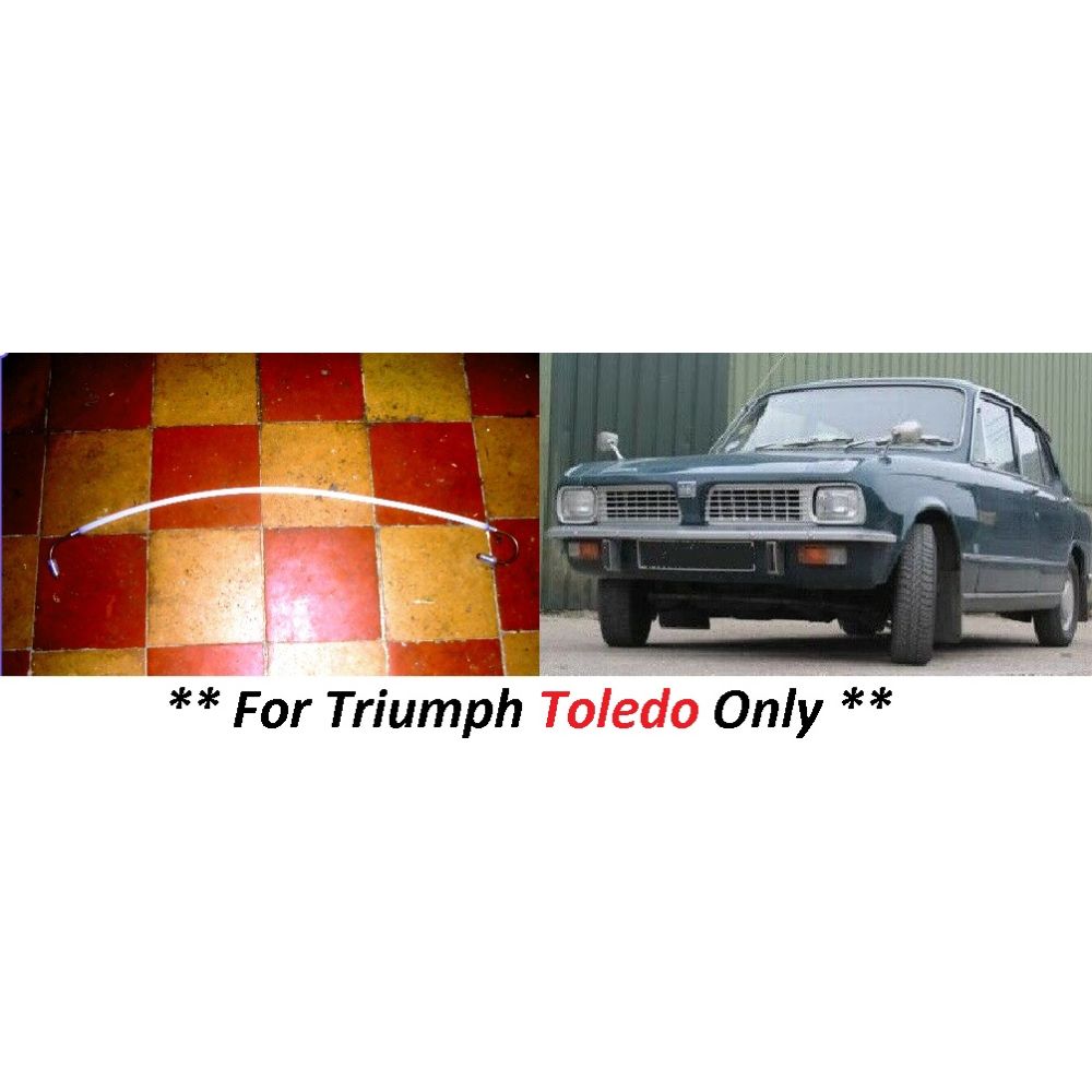 CLUTCH HOSE PIPE x1 (Triumph Toledo) (1300 & 1500) (RHD & LHD) (1970- 76)